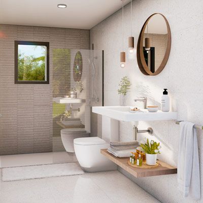 bathroom in larimay city and resort